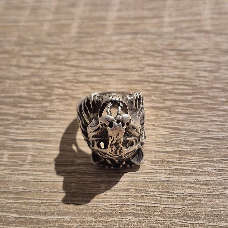 Anelli: Silber Ring 925 Karat Löwe gr. 63 – Usato da Utzenstorf venduto da eli_f9dw