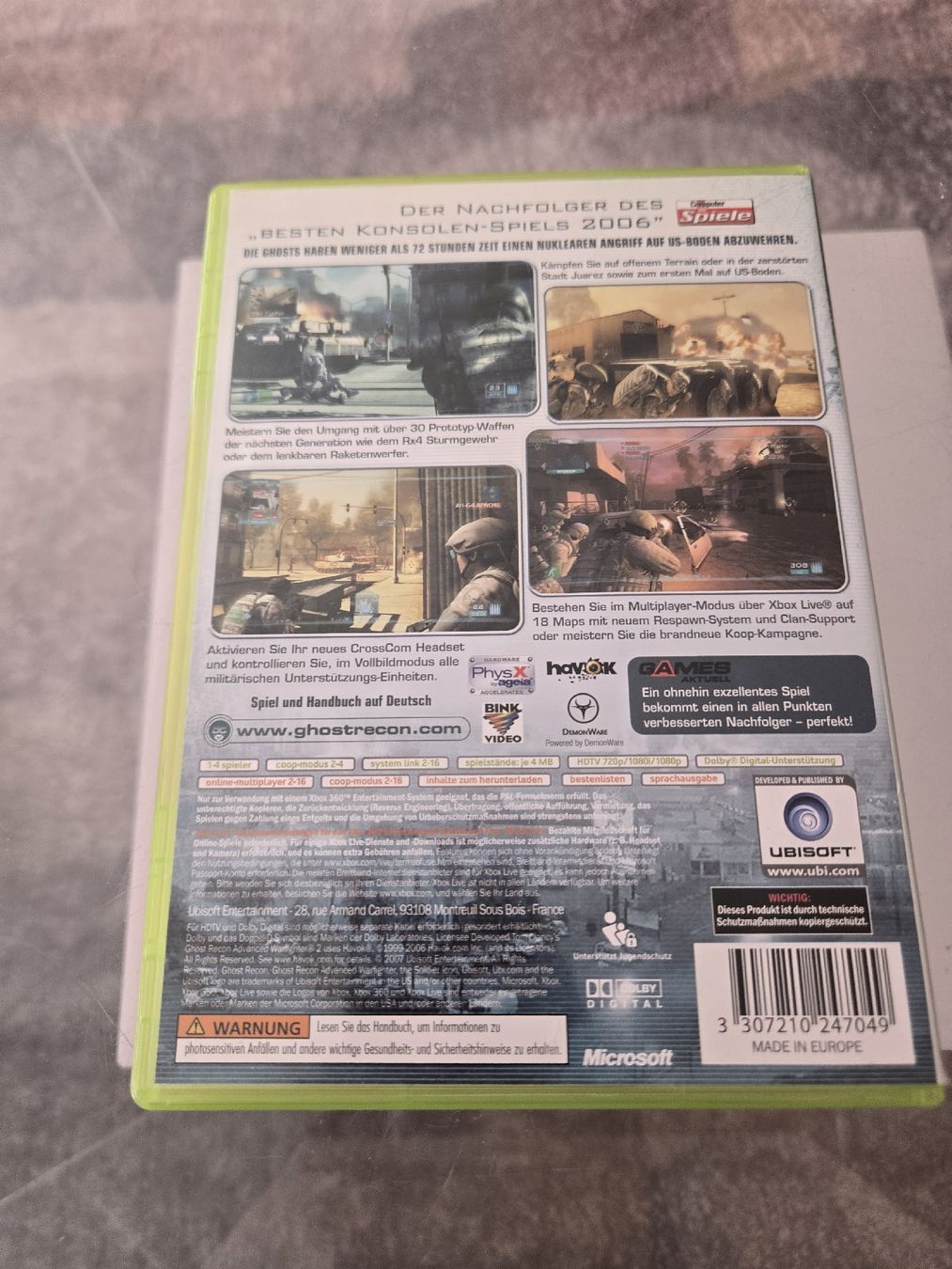 Spiele: Ghost Recon 2 Xbox 360 – Gebraucht aus Bussigny von Kfdlt 1