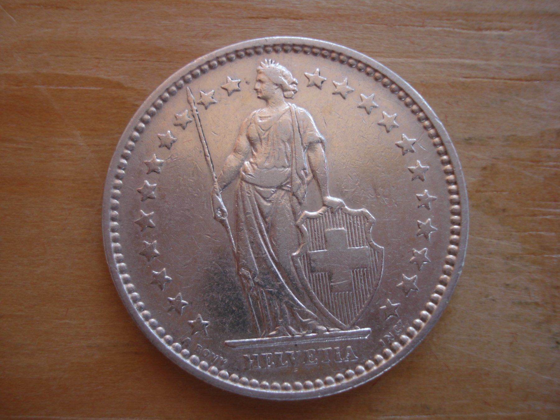 Alle Münzen: (C1) 2 Franken 1907 SS-VZ – Gebraucht aus Erlach von Net-Coins 1