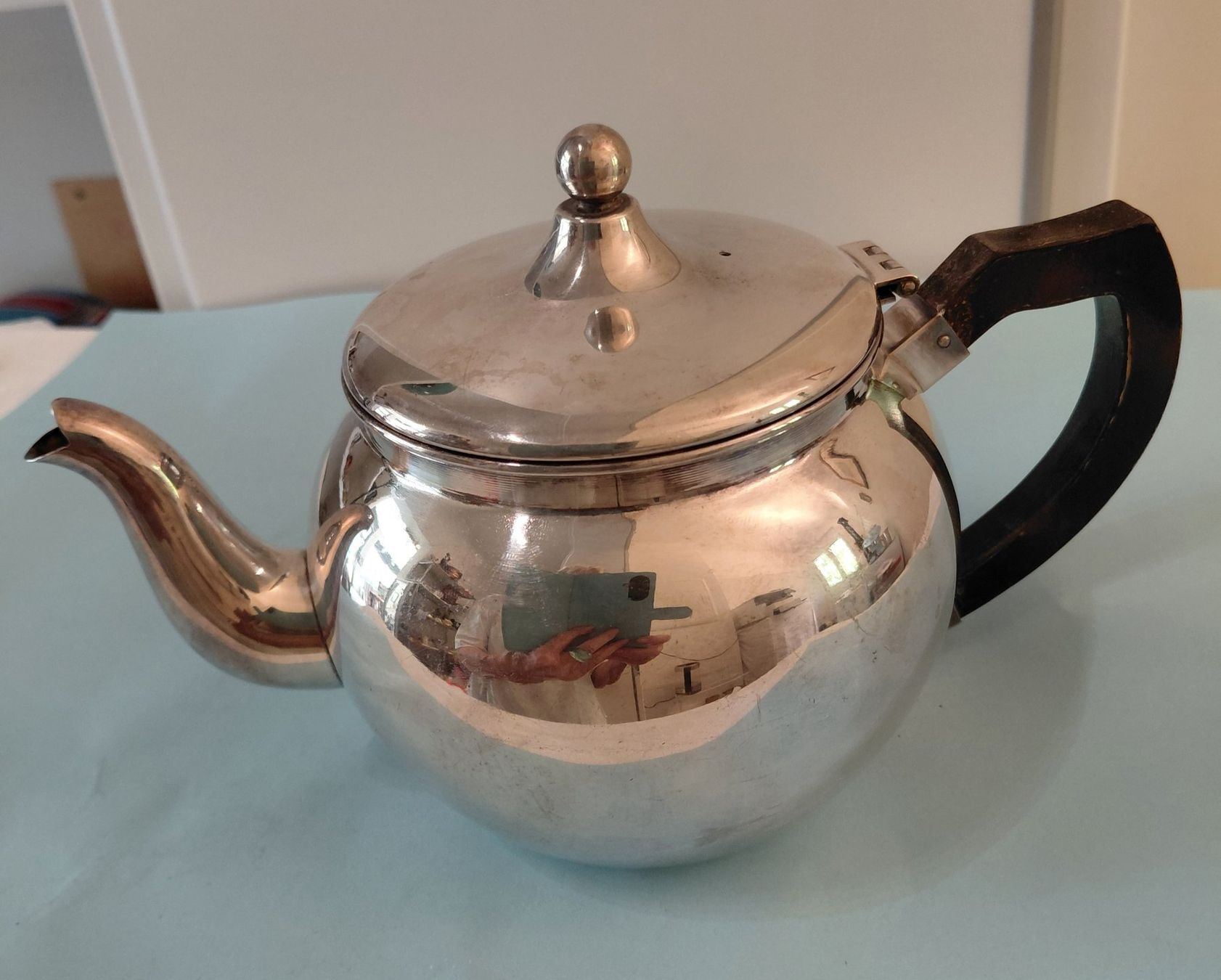 Teiere: antike, versilberte Tee- oder Kaffee- Kanne – Usato da Zürich venduto da Rosys