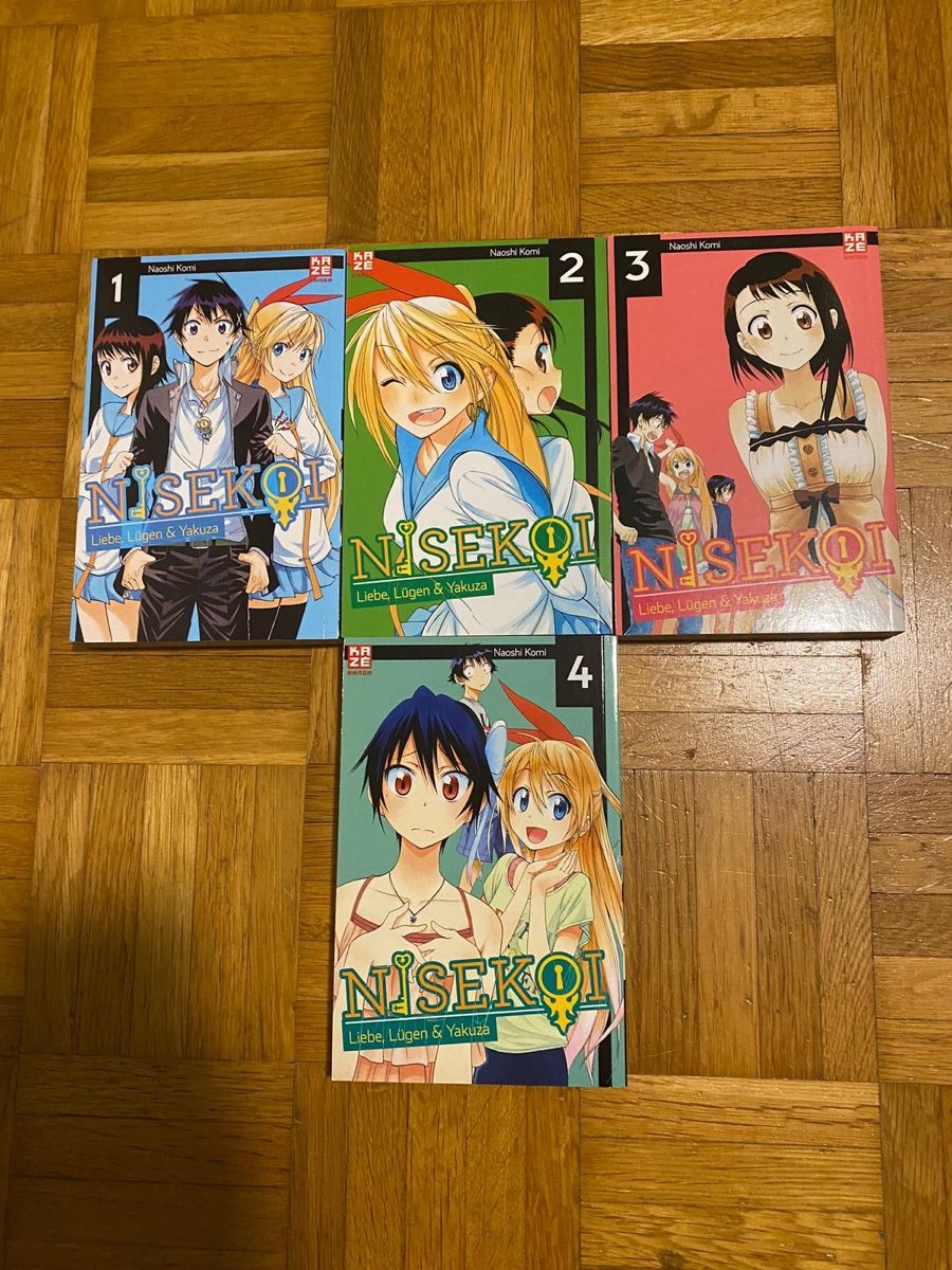 Fumetti: Nisekoi Manga Band 1-4 – Usato da Ringgenberg BE venduto da Republic_Of_Gamers
