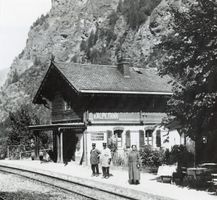 Kalpetran  VS  -  BVZ - Bahnhof - Station für Embd & Grächen