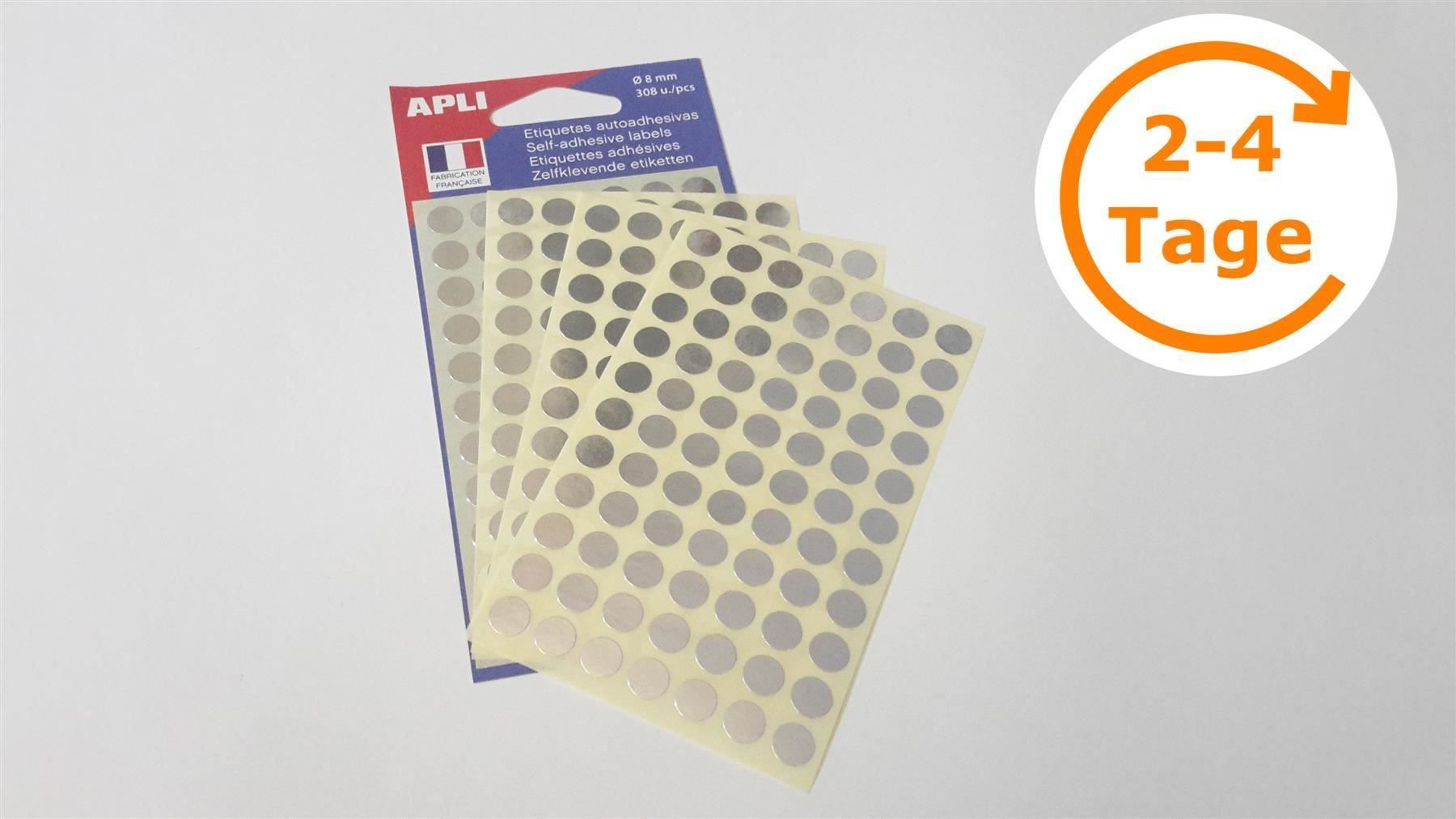 Sticker: Markierungspunkte, silber, 8mm, 308 St. – Nuovo e nell'imballaggio originale da St. Gallen venduto da cointec