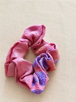 Handgemachtes Seiden-Scrunchie aus japanischem Kimono