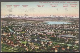 Zürichsee Panorama  1926