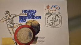 Numisbrief: Fußball WM 1982