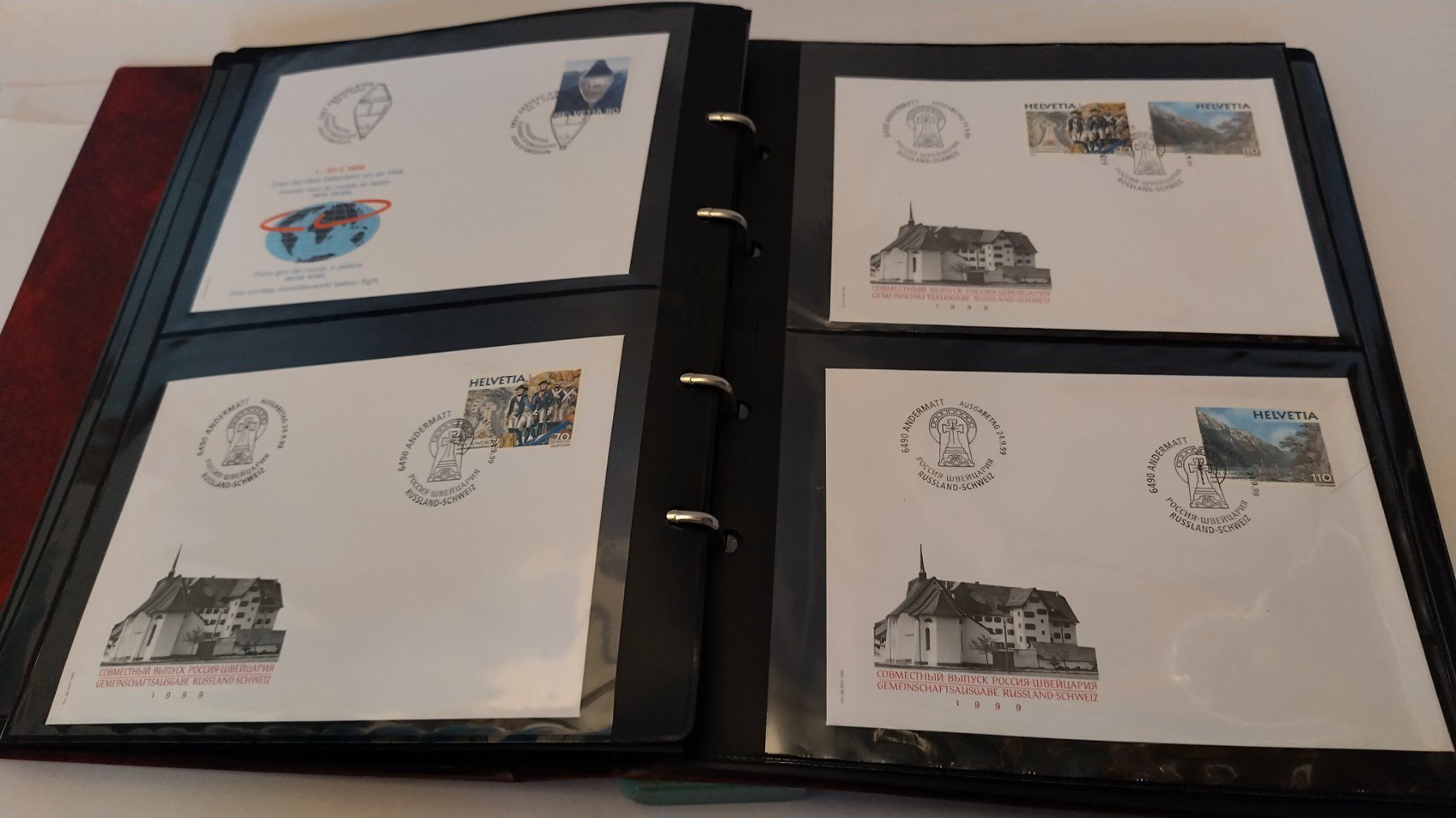 Tutti i francobolli: Schweizer Briefmarken / 40 FDC Ersttagsbriefe mit Ordner – Usato da Bellach venduto da JingleJerry 4