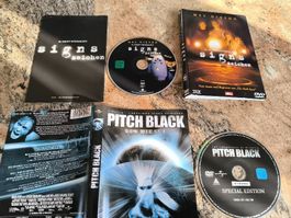 DVD Sci-Fi Filme: Signs & Pitch Black 2er Set