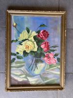 GEMÄLDE  BILD SIGNIERT  DÄHLER ROSEN VON FRITZ DÄHLER, BERN