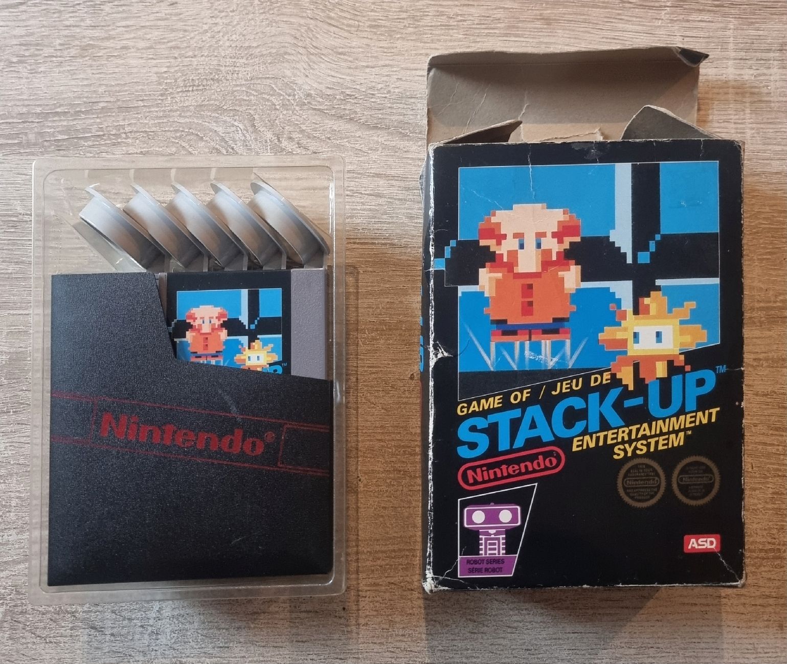 Nintendo Jeux: Stack-Up Nintendo Nes ASD – D'occasion à Chessel par Helder77 1