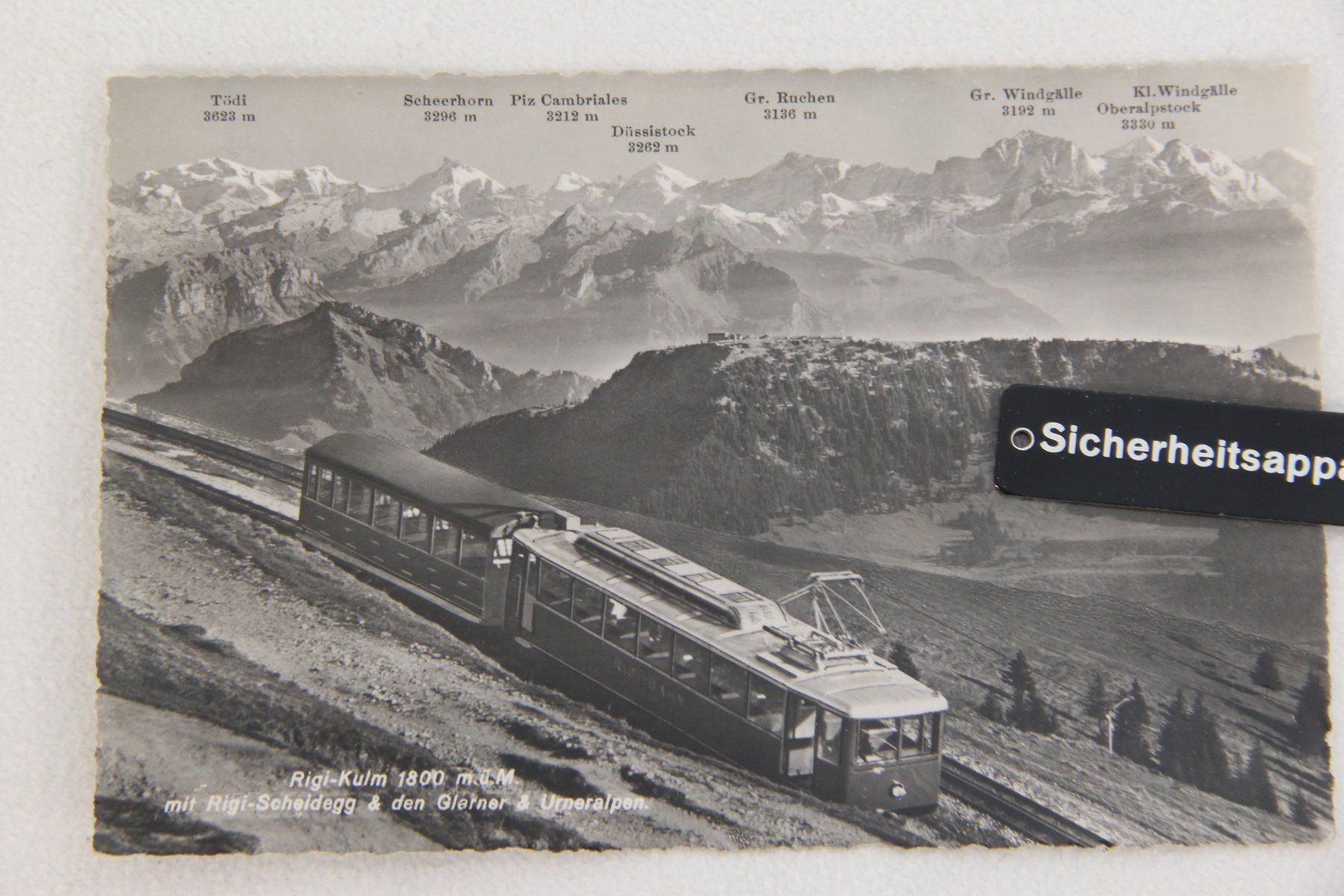 Cartoline postali: AK Vitznau Rigi Bahn, Rigi-Kulm – Usato da Dittingen venduto da C-Zero1-E