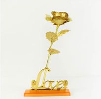 Rose aus Kunststoff + Love (Perfekt für Geschenke)