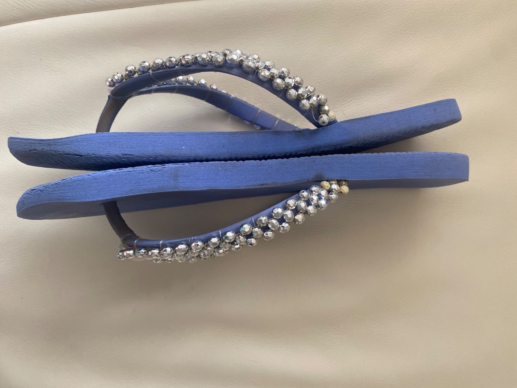 Pieces Scarpe da donna: SUMMERTIME - stylische Flip-Flops mit Perlen/Décor, 38 – Usato da Winkel venduto da ferrari2022 4