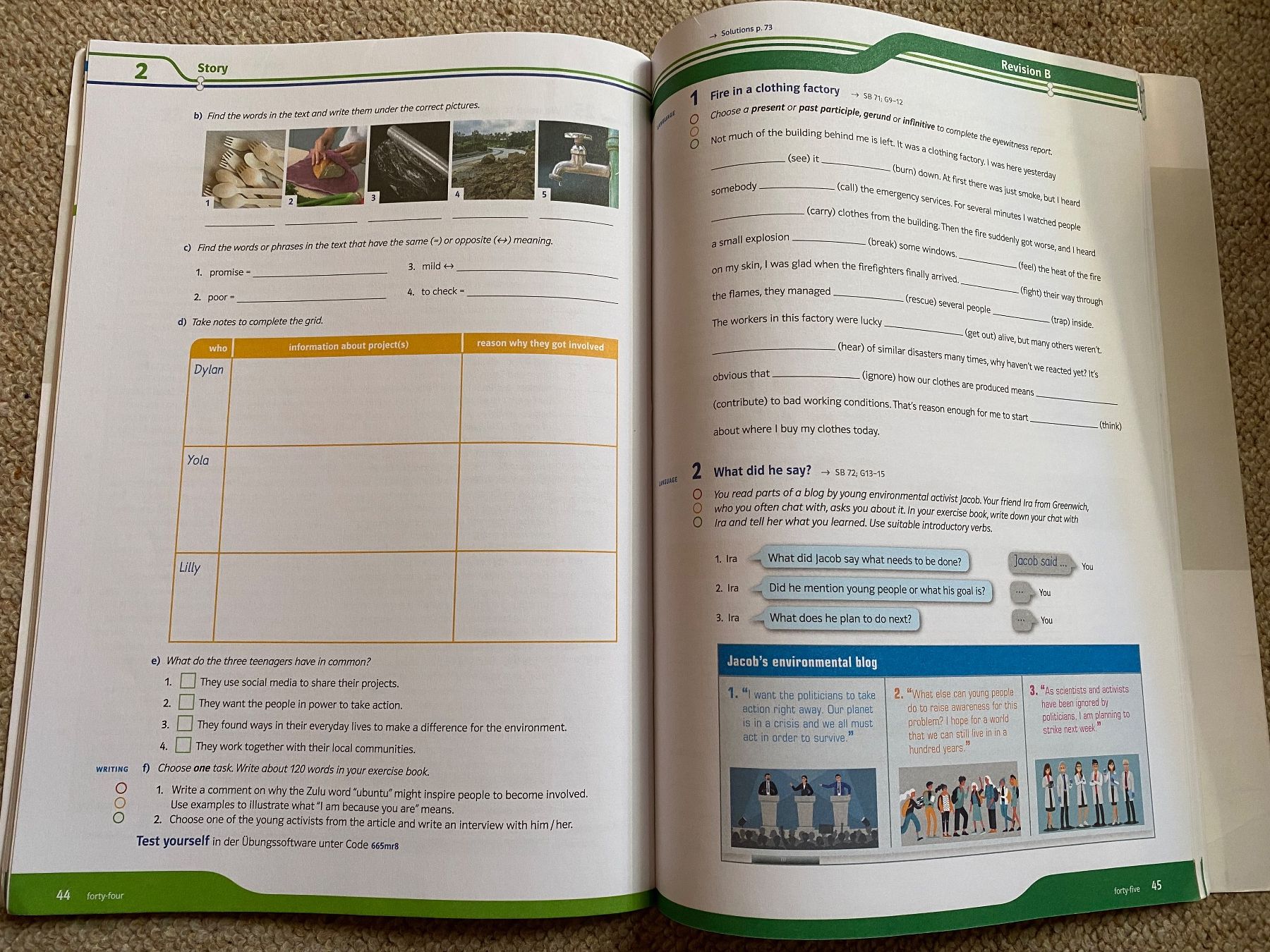 Livres: Green Line 5 Workbook Bayern mit CD | Klett – D'occasion à Ebmatingen par 777_cq5g 4