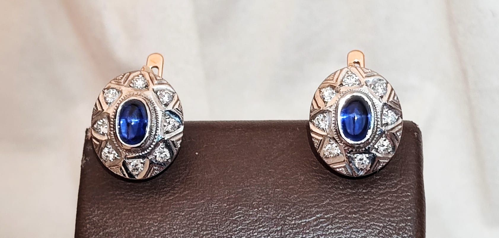 Orecchini pendenti & Orecchini a lobo: Ohrringe mit Diamanten und Saphiren – Nuovo (secondo la descrizione) da Zürich venduto da edu_kvc6