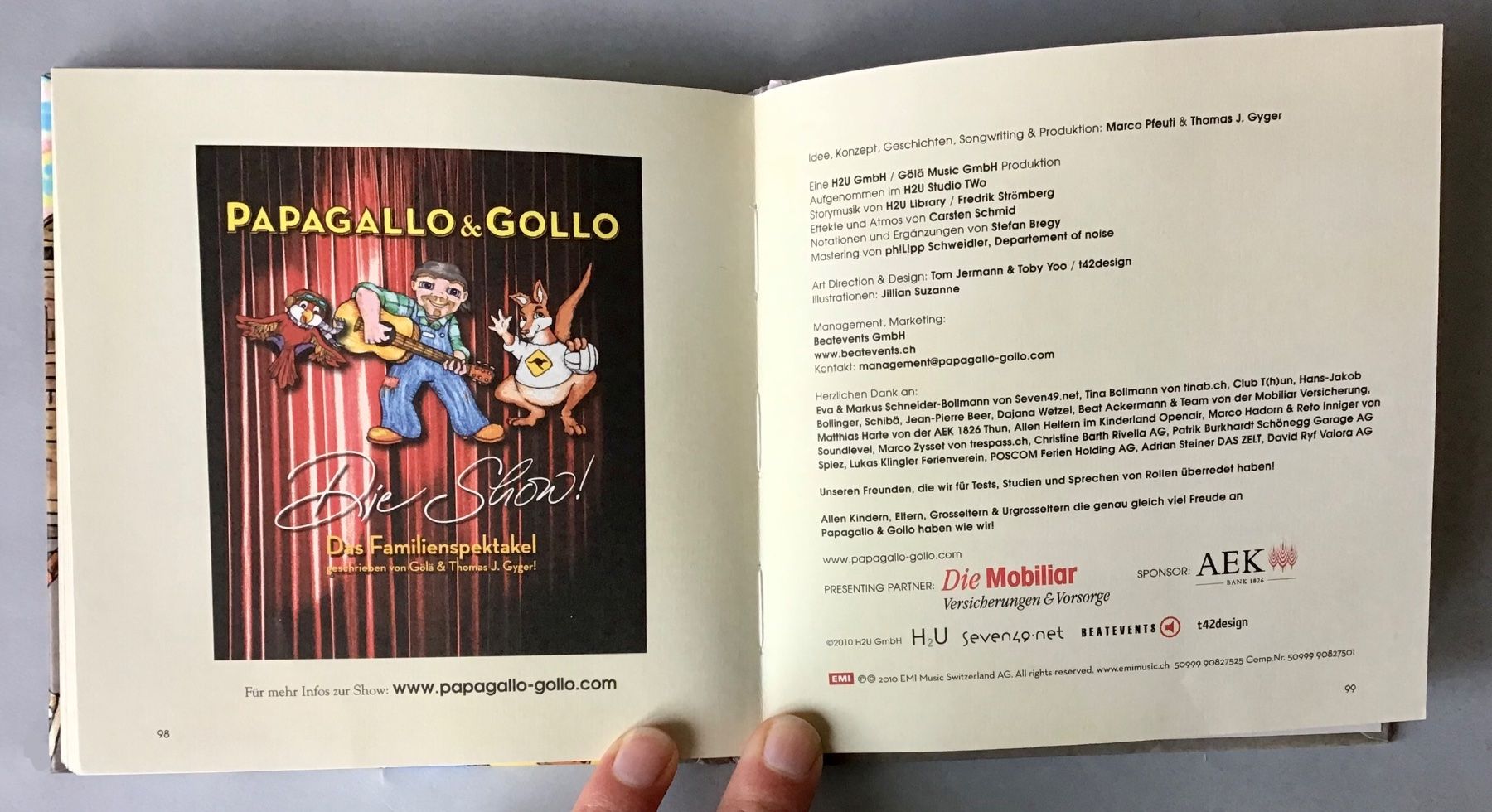 CD: Cd und Buch: PAPAGALLO & GOLLO in Asien – Usato da Bubendorf venduto da Alpenheidi 5