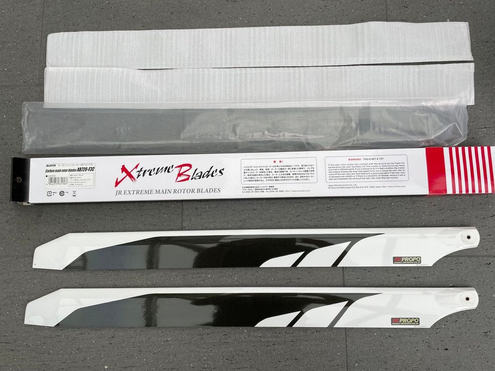 Align Rotorblätter 720mm überzählig , da Umstieg auf Scale. (Gebraucht