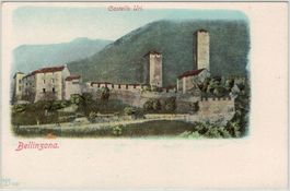 TI 52 Litho BELLINZONA Castello Uri