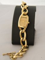 DKNY Damen Armbanduhr goldener Edelstahl