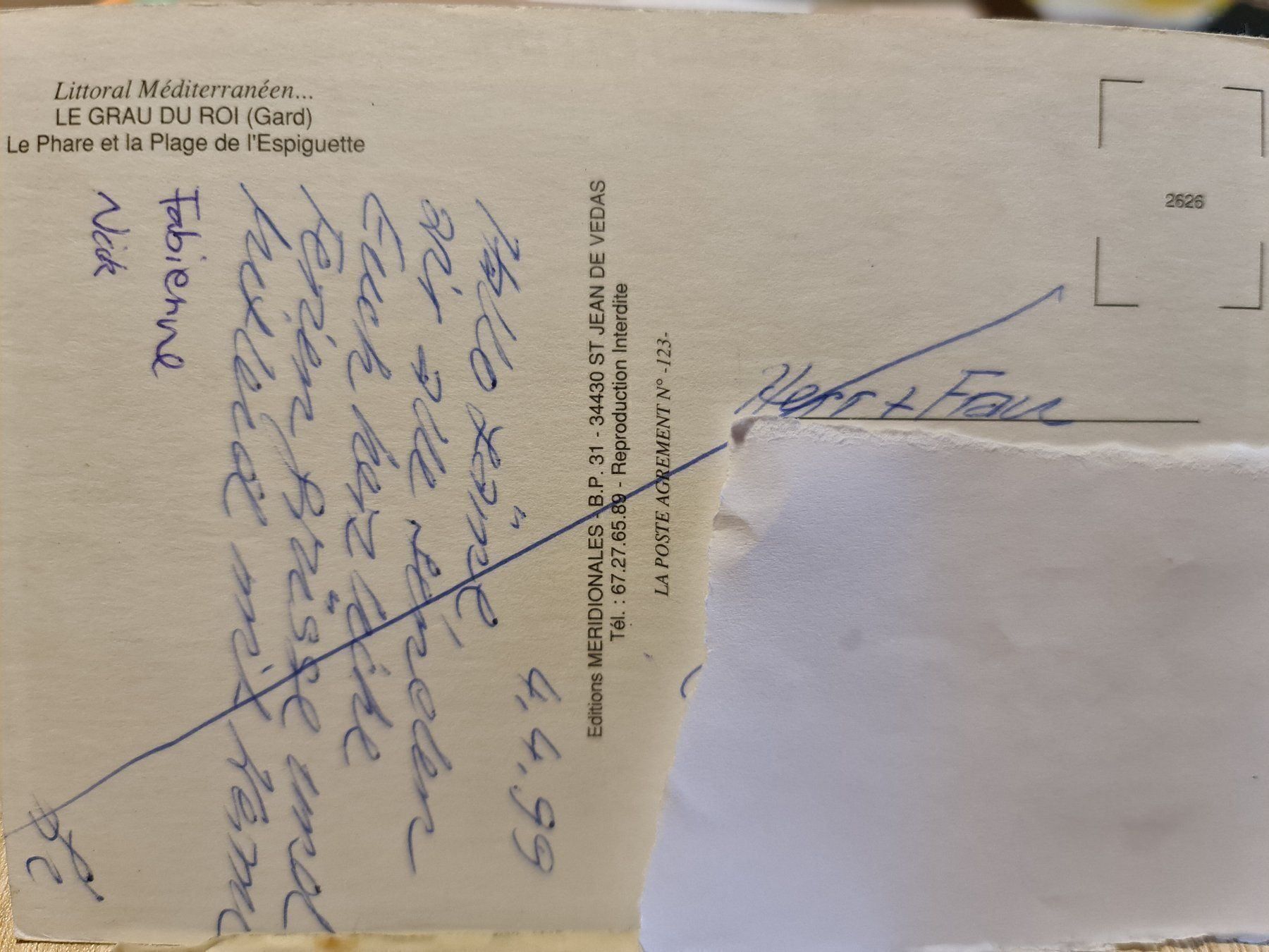 Cartoline postali: Ansichtskarte Le Grau du Roi – Usato da Dintikon venduto da Vexi 1