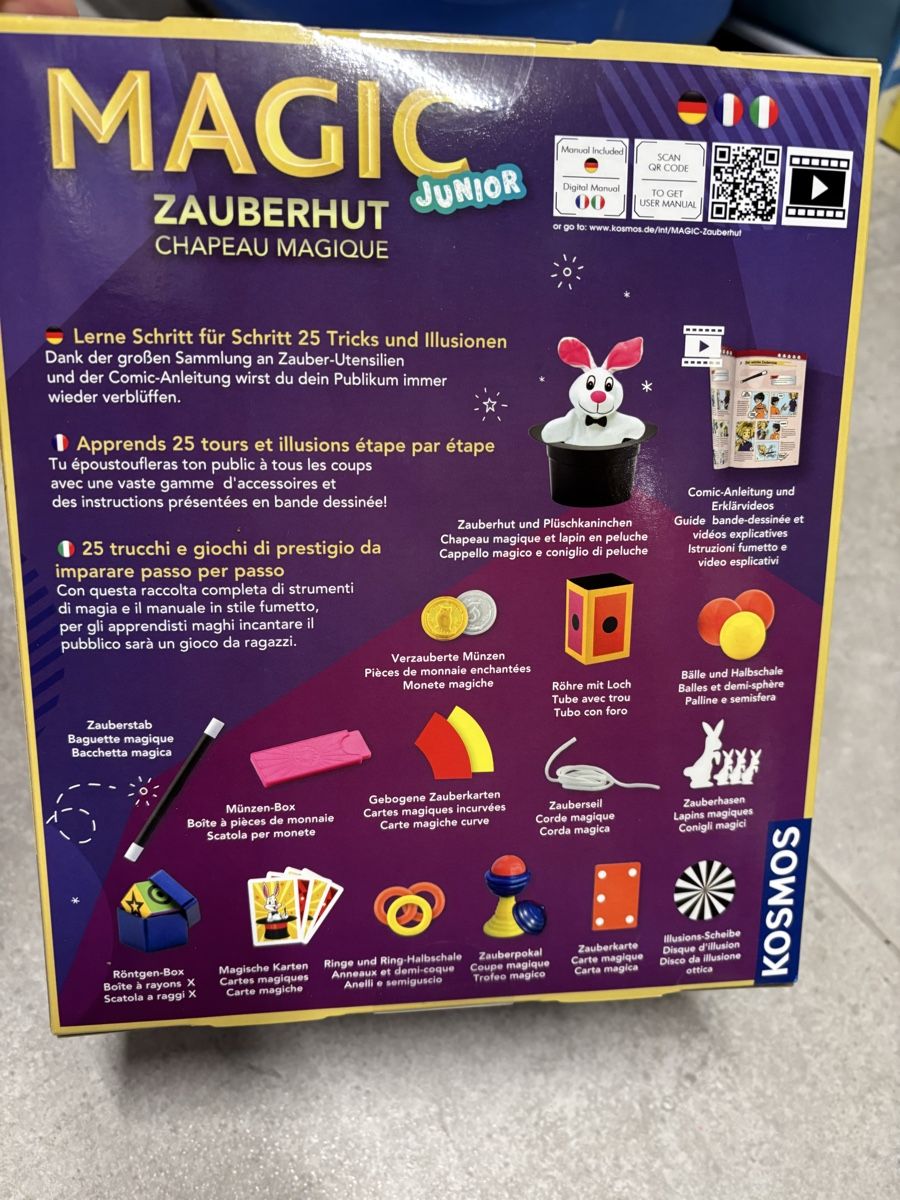Giochi: Jeu Magic Junior magicien Zauberhut neu – Nuovo (secondo la descrizione) da Salvenach venduto da gwenwywar 1