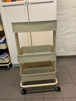 Rollwagen / Servierwagen (IKEA RÅSKOG Stil), beige – 3 Eta