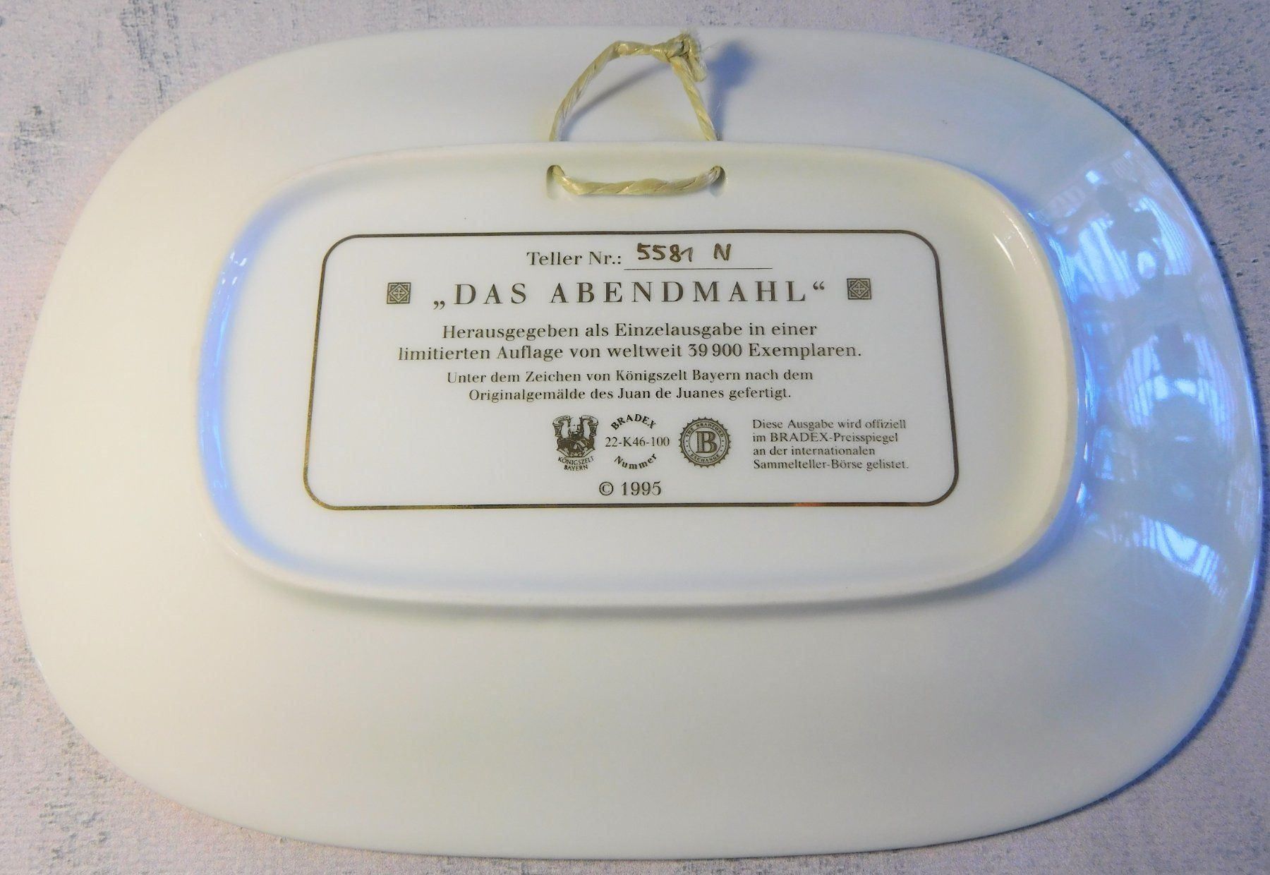 Piatti: "Das Abendmahl "Collection Bradex 1995er – Usato da Emmenbrücke venduto da Ulisse-22 2