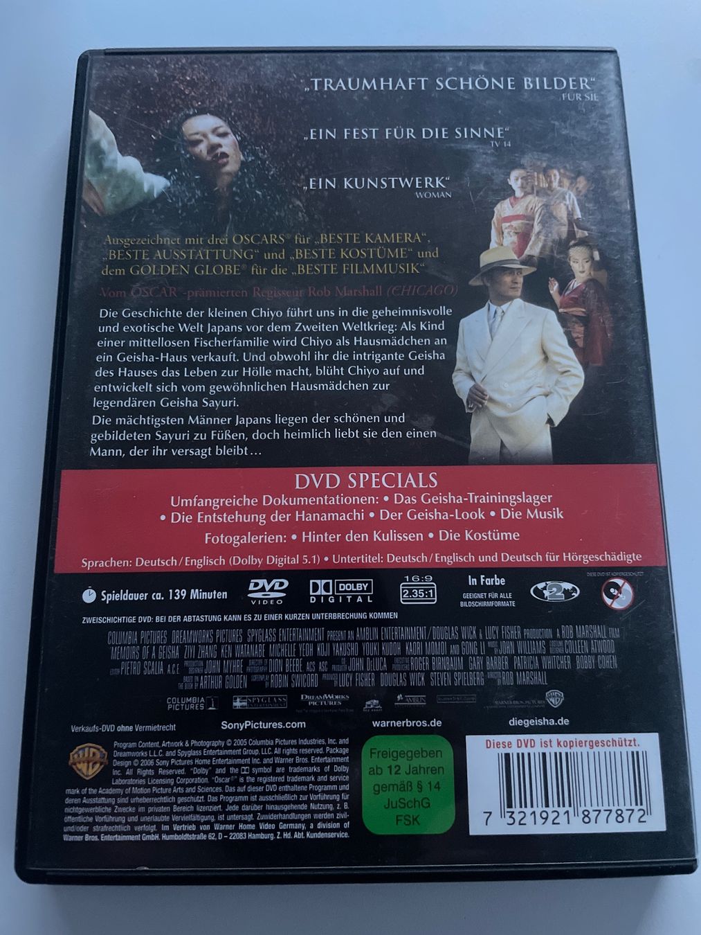 Tutti i DVDs: DVD Die Geisha - 3 Oscars - Top Zustand – Usato da Sargans venduto da Didis 1