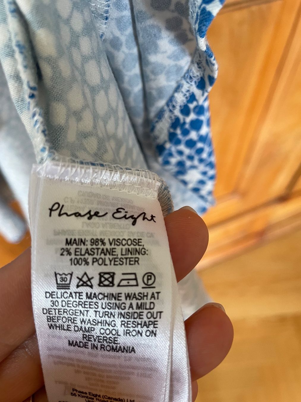 Phase Eight Robes: Phase Eight Kleid Gr.S - 8 blau gemustert – D'occasion à Basel par CCRosa 5