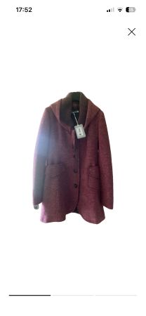 CHIASTI Manteau d'hiver bordeaux, taille M, comme neuf!
