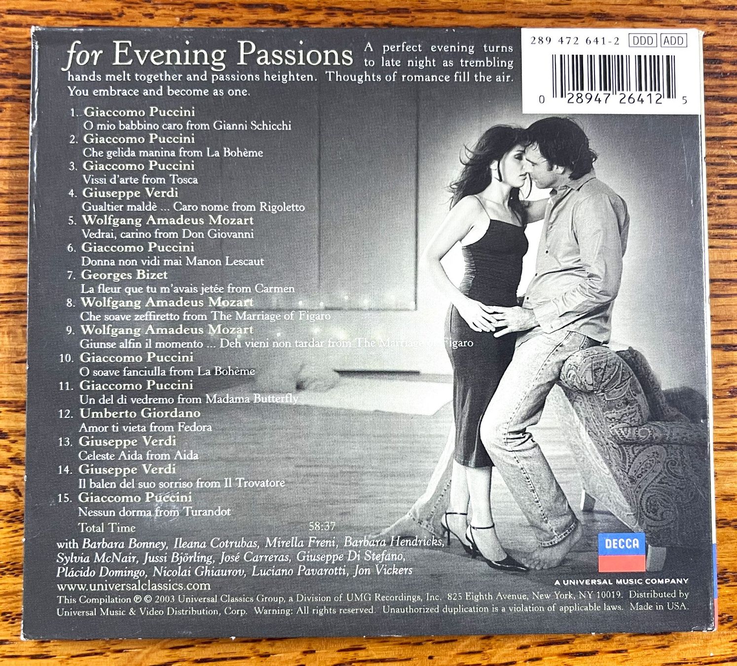 CD: For Evening Passions CD – Usato da Oftringen venduto da Vucki 1