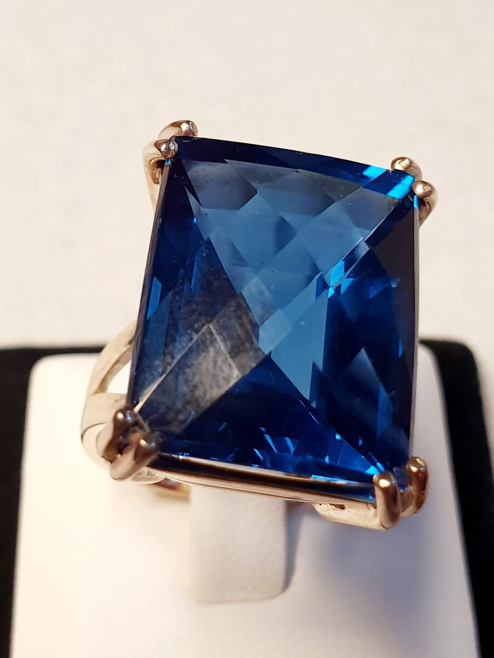 Ringe: Blau Topas Solitair Ring – Neu (gemäss Beschreibung) aus Zürich von benedikt12 7
