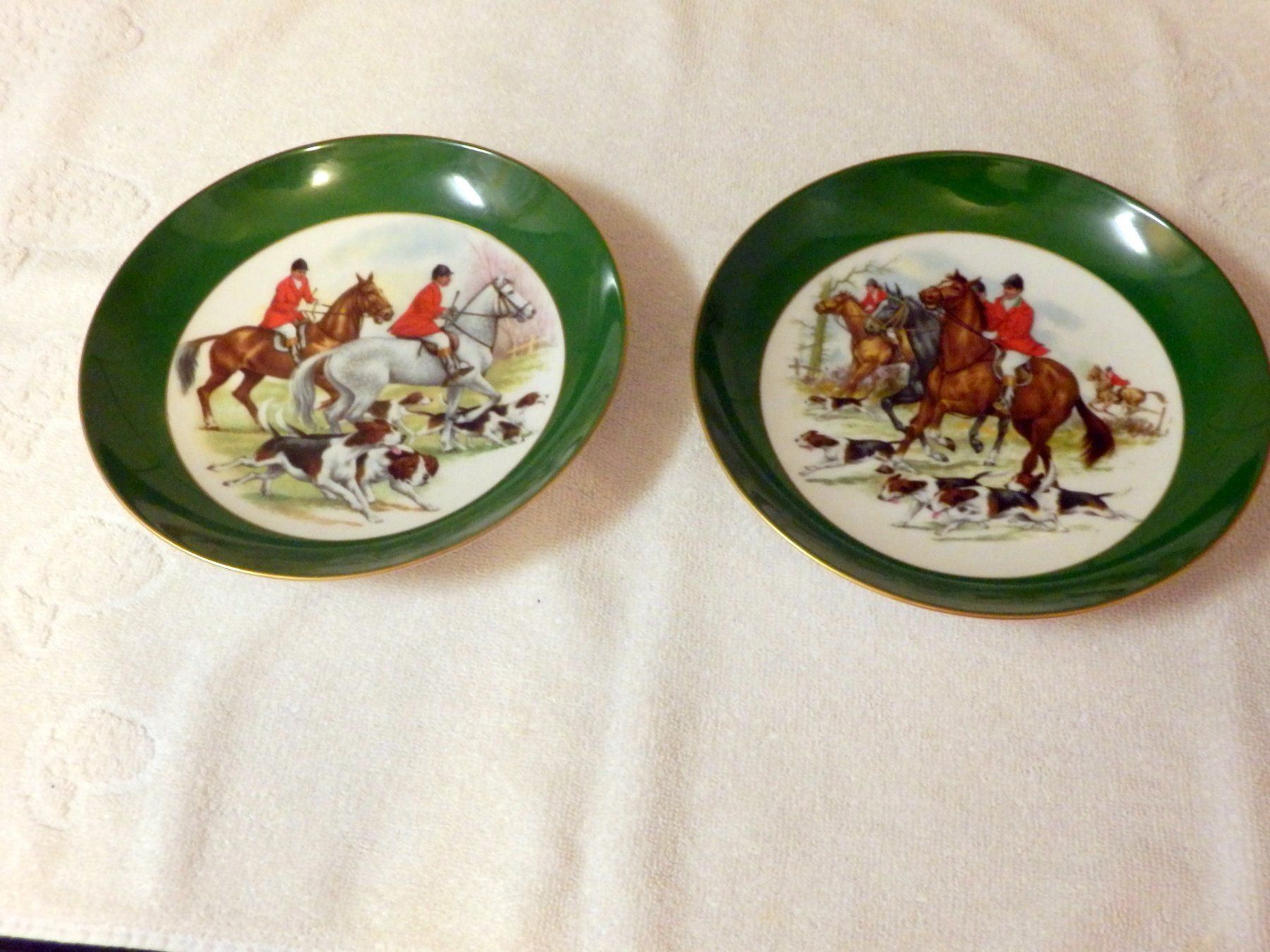 Assiettes: Sammler Teller, Fuchs- oder Treibjagd, – D'occasion à Ueberstorf par dinbau 7