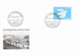 Brief, Letzttag Post Luthern Bad