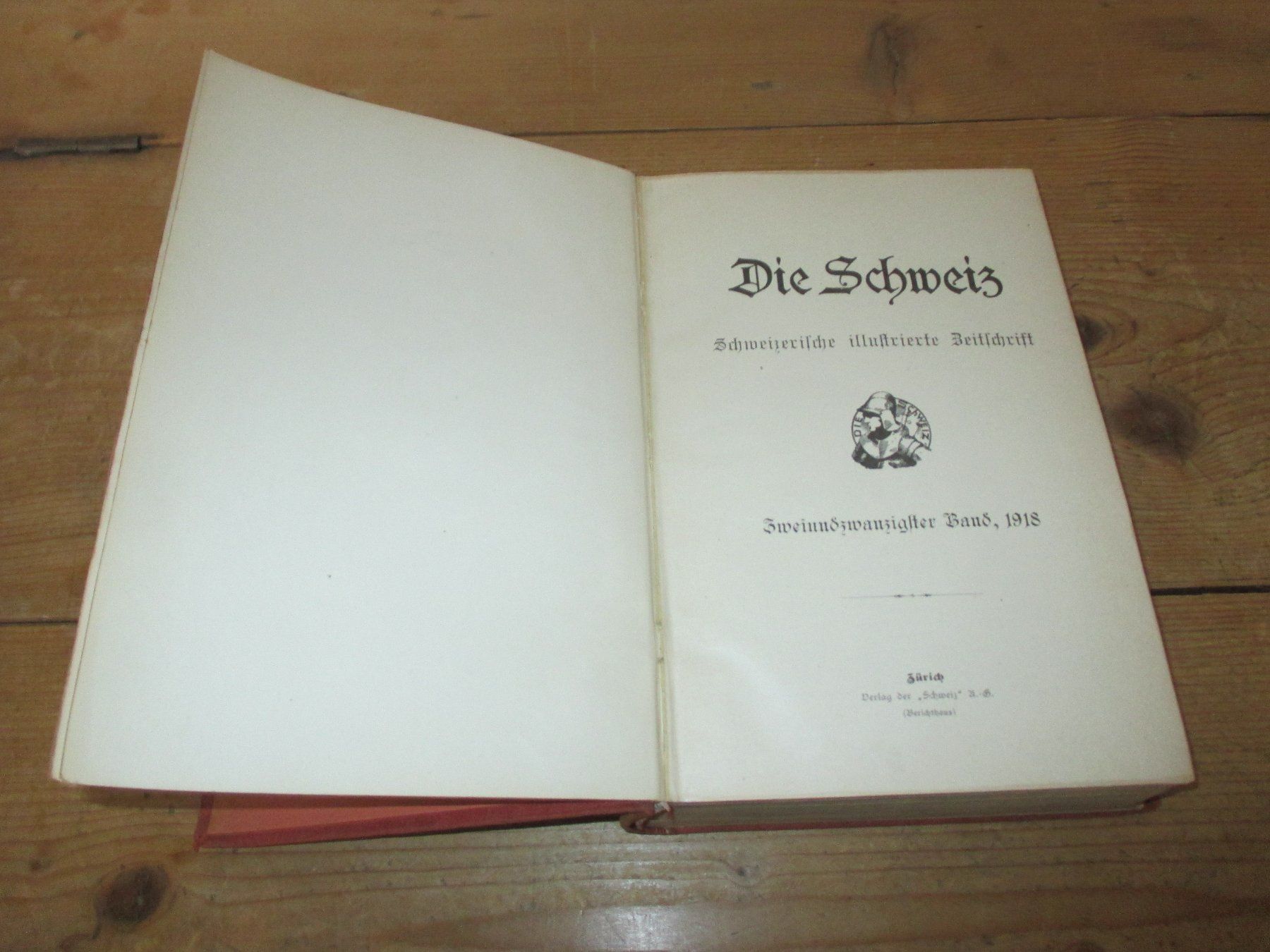Bücher: Die Schweiz 1918 – Gebraucht aus Flims - Dorf von Stagediver