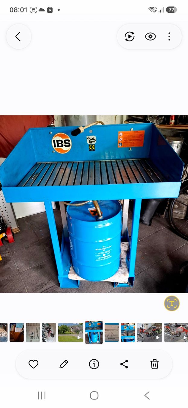Toutes les machines: Kleinteil Reinigungsgerät – D'occasion à Bendern par Hermi2jeep