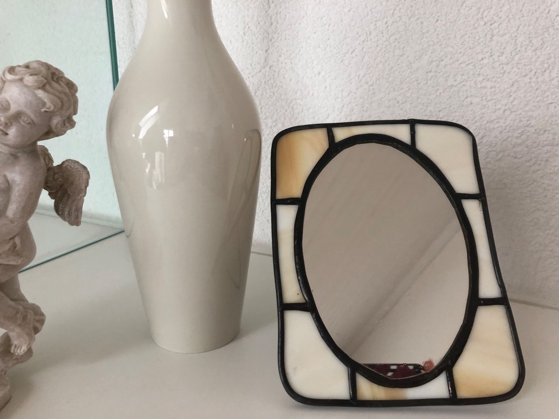 Kerzenständer: Kerzenständer mit Puten, Blumenvase, Spiegel – Gebraucht aus Buchs-ZH von Birikina 3