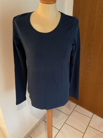 Damen Langarmshirt Dunque Kristablau Grösse S neu mit Etiket