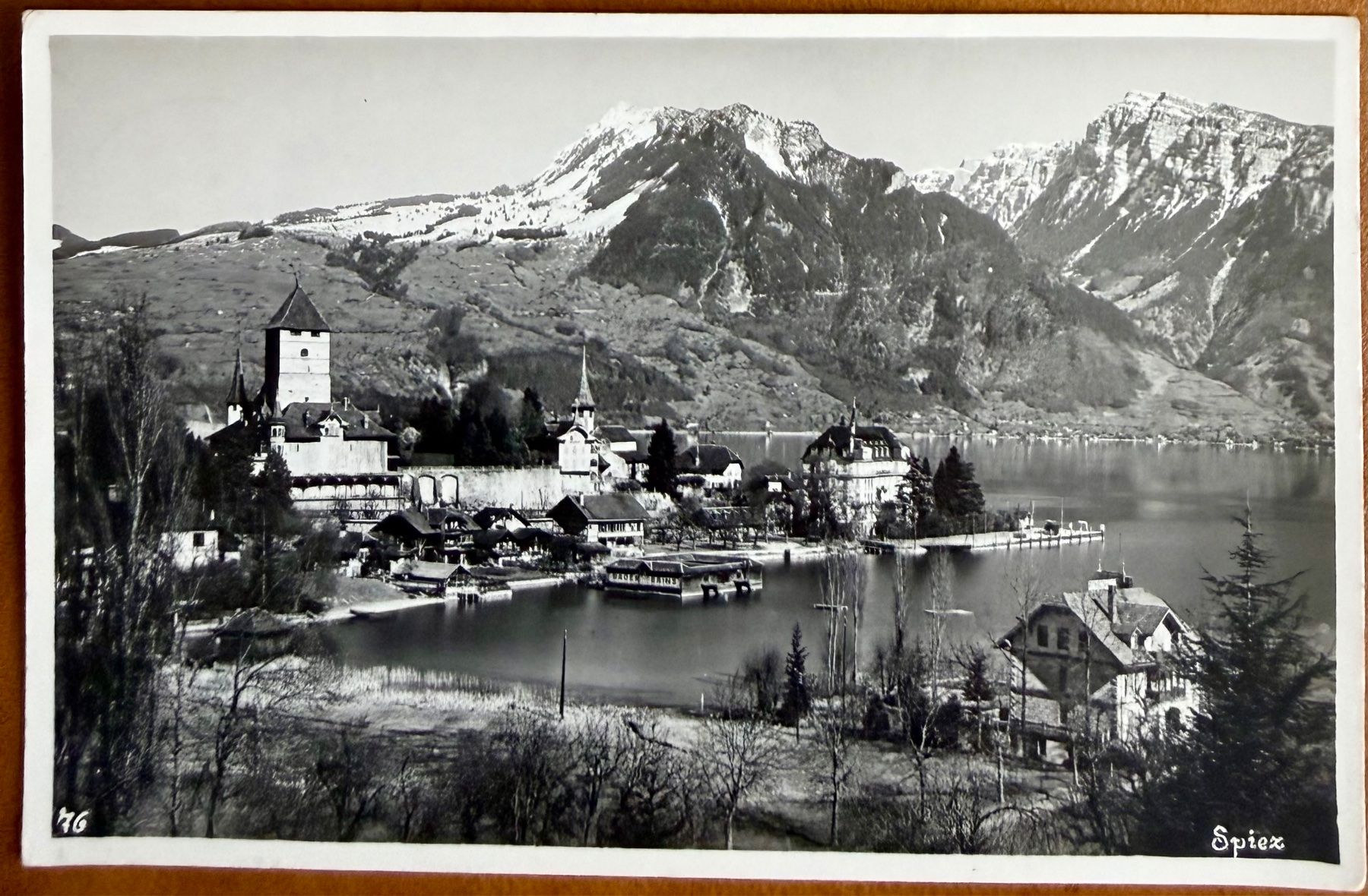 Cartoline postali: Spiez - Baden - 1942 – Usato da Lutry venduto da Ediego