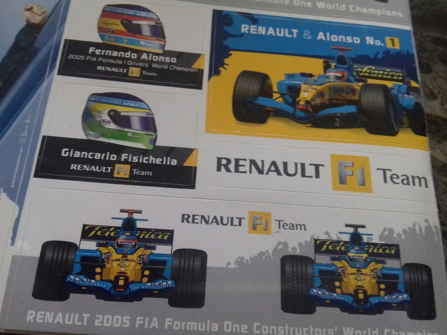 Autocollants: Renault F1 Team 2005 – Neuf avec emballage d'origine à Greifensee par YMCA1943 2