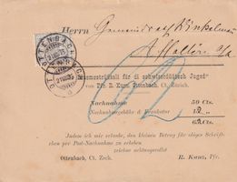 Zu. Nr. 56 (weisses Papier) auf NN-Karte