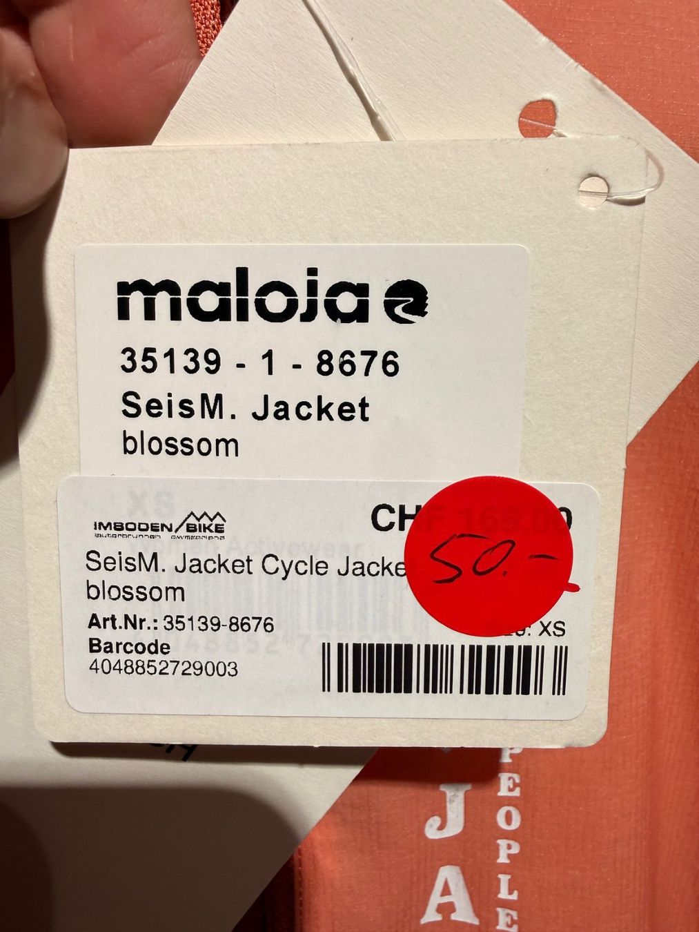 Maloja Giacche: Maloja SeisM. Cycle Jacket Gr.XS – Nuovo (secondo la descrizione) da Lauterbrunnen venduto da Imboden-Bike 2