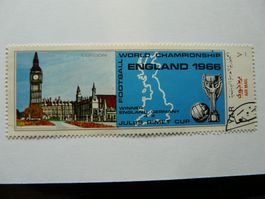 Jemen 1966 Fussball WM England ; Gestempelt