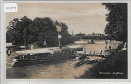 Rheinfelden - Schifflände mit Rhein-Dampfer