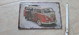NEU Blechschild VW Bus 1965 Retro Vintage Deko Sommer 30x20