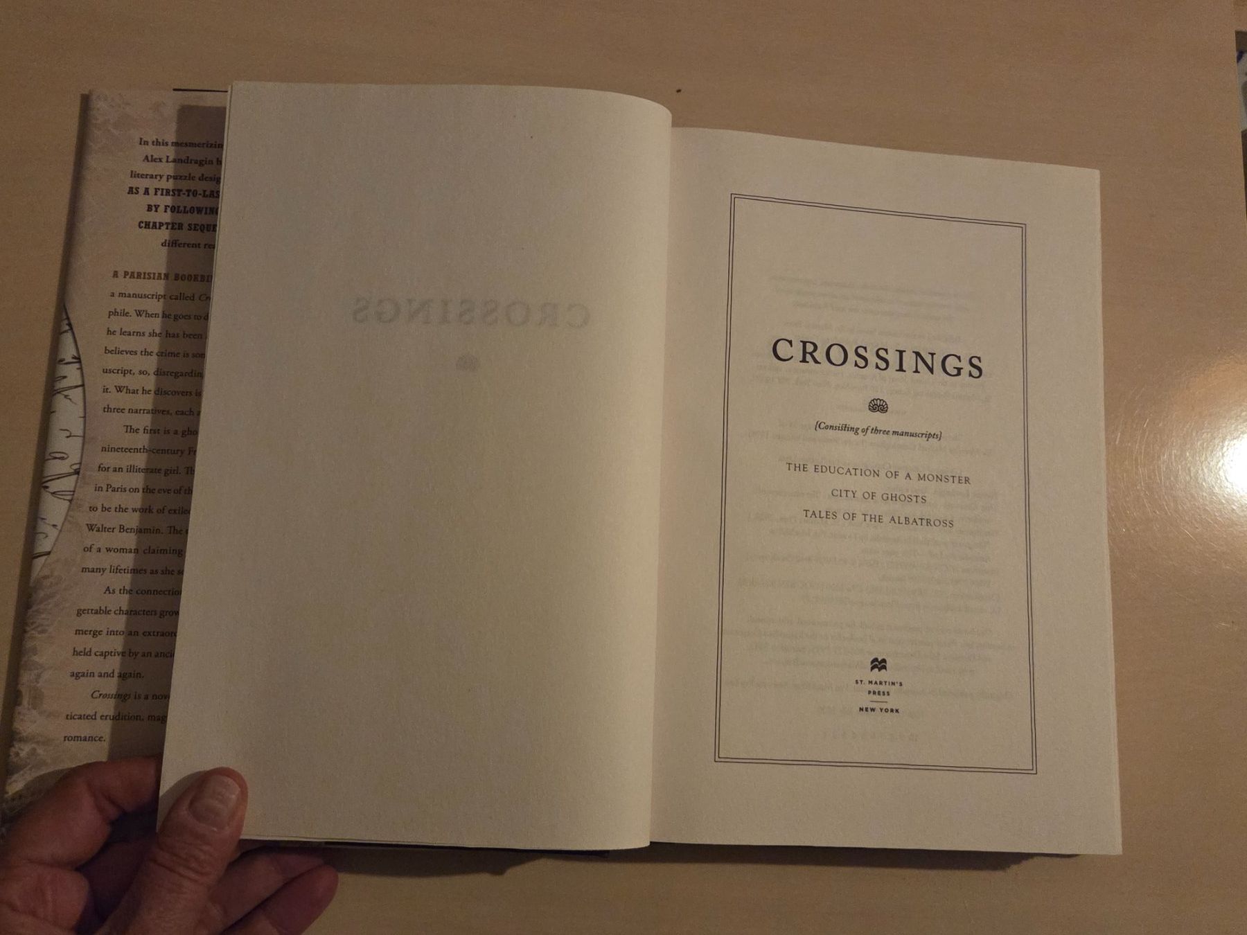 Libri: Crossings, Alex Landragin – Usato da Liestal venduto da ITOlio 2