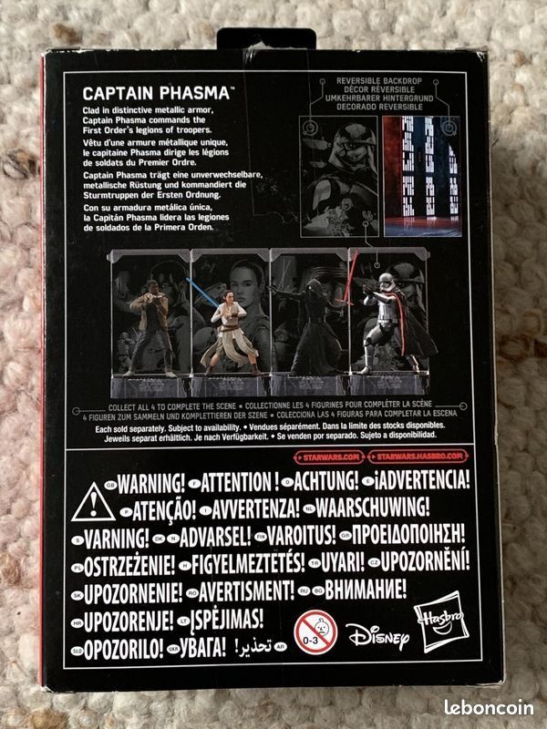 Hasbro Giocattoli: Star Wars Black Series #06 - Captain Phasma Titanium (2017) – Nuovo (secondo la descrizione) da Gimel venduto da marchaux2006 1