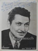 Jean-Jacques Delbo (1909-1996) Schauspieler - Autogramm