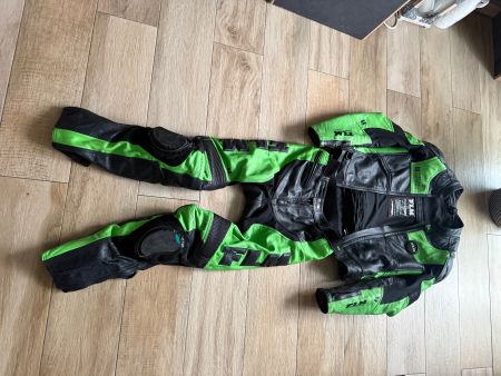 Habits de moto Vert Kawasaki