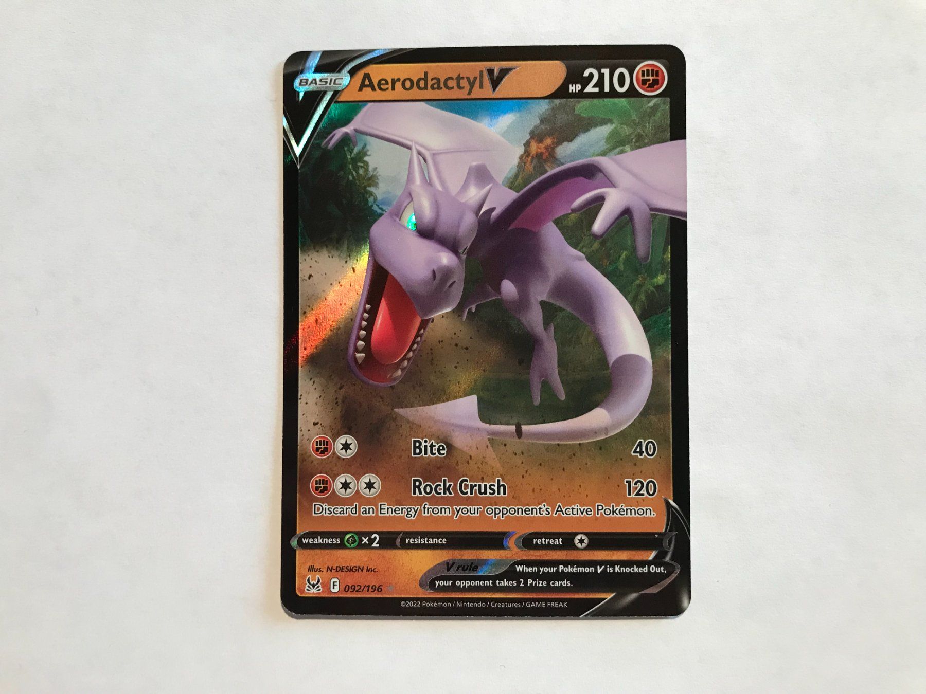Pokémon Carte collezionabili: Aerodactyl V Lost Origin EN – Nuovo (secondo la descrizione) da Hagendorn venduto da Pokecollectorch 1